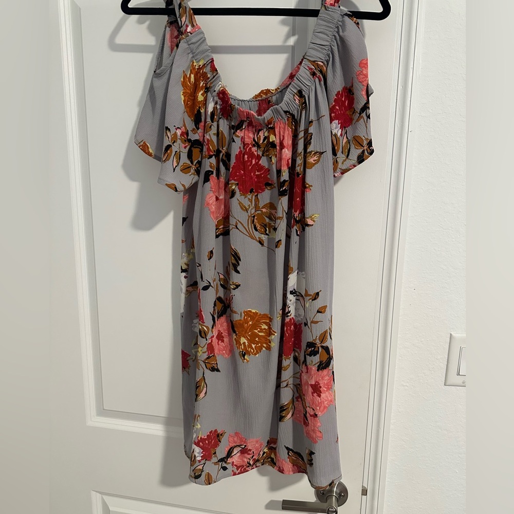 Umgee off the shoulders floral dress